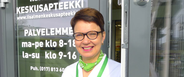 Arja Raatikainen Iisalmen keskusapteekki